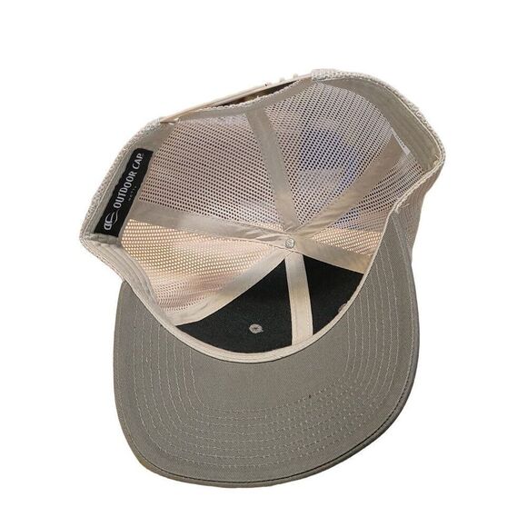 Wild June Western Style Gin Snapback Hat Gray Patch Embroidered Casual - Picture 7 of 8